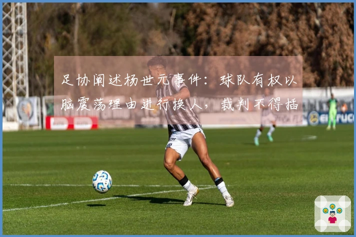 足协阐述杨世元事件：球队有权以脑震荡理由进行换人，裁判不得插手