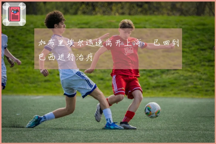 加布里埃尔迅速离开上海，已回到巴西进行治疗